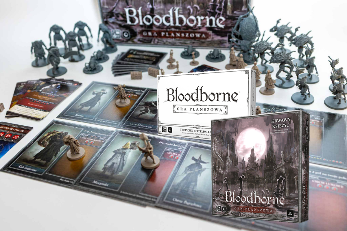 Bloodborne Gra Planszowa: Krwawy Księżyc + Tropiciel Reiterpallasch